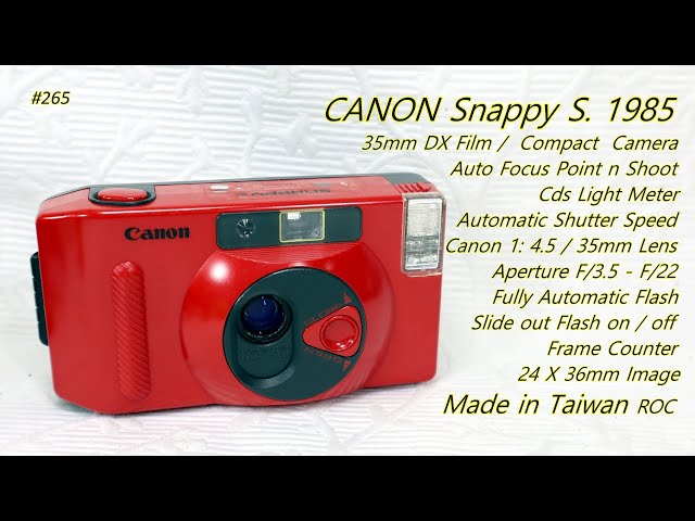 CANON Snappy S. 1985 - YouTube