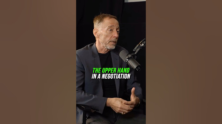 The SECRET To Winning Any Negotiation
