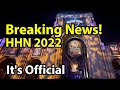 Breaking HHN News! Official 2022 Halloween Horror Nights News From Universal | Let's Take a Moment