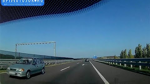 Lehajtott napellenzőkkel száguldott a Suzukis szembe a forgalommal az M6-oson ma délben