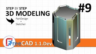 видео: FreeCAD 1.1: 3D-моделирование, упражнение 9 | Зеркальное отображение, точная копия и смещение в S... картинка: FreeCAD 1.1: 3D-моделирование, упражнение 9 | Зеркальное отображение, точная копия и смещение в S...