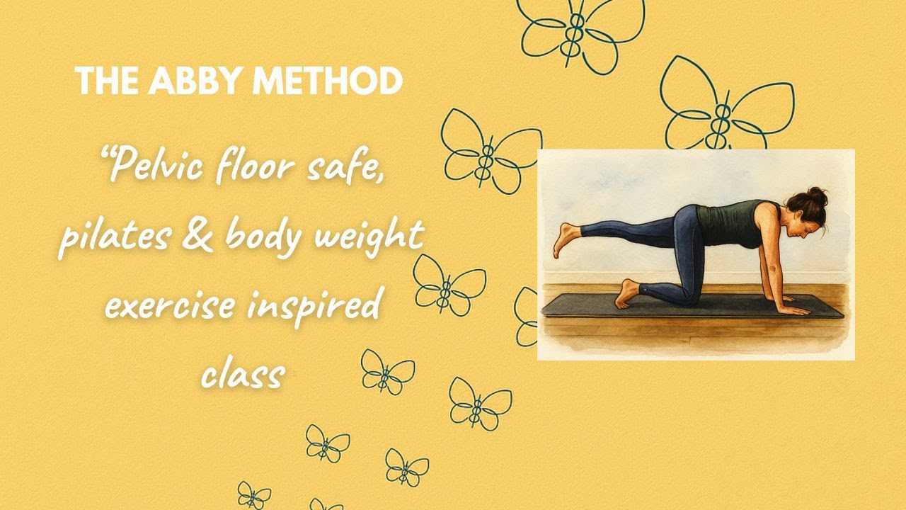 Pelvic floor safe - Pilates & Body weight exercise inspired class - YouTube