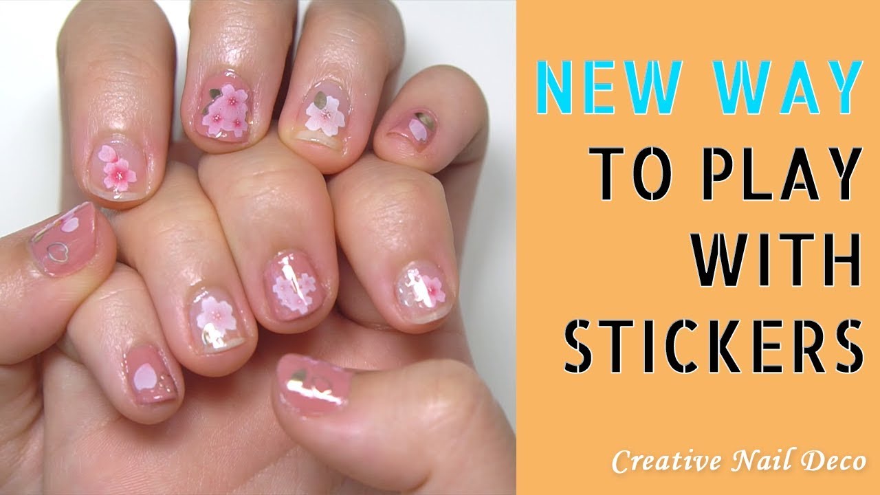 Washi Wednesday 👉 Creative way to play with Suatelier Stickers ✧ Deco Blossom *: Nail Deco
