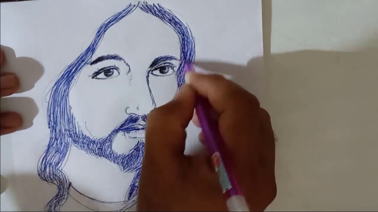 How To Draw Jesus Christ - YouTube