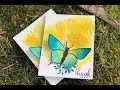 Card Tutorial: Pastillage Texture Paste Techniques + Watercoloring with Gina K Designs Inks