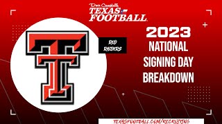 2023 National Signing Day Breakdown: Texas Tech Red Raiders