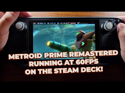 Metroid Prime Remastered on the Steam Deck - Mostly a 60 FPS Experience using YUZU - A Nice Surprise