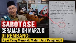MENGEJUTKAN‼️SURAT ILEGAL TANPA KOP & STEMPEL, BEGAL CERAMAH KYAI MARZUKI DI REMBANG‼️