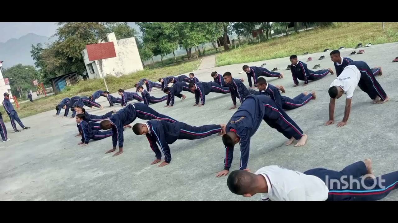 morning time yoga to NCC cadets 💪💪