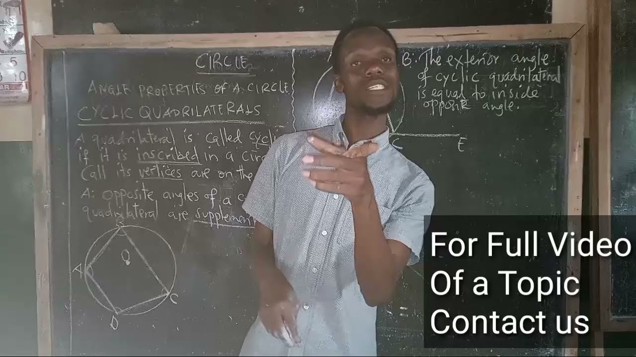 CIRCLE ; ANGLE PROPERTIES OF A CIRCLE (THEOREM'S PROOF).