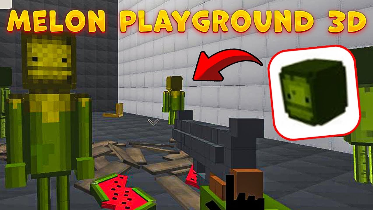 Jogando Melon Playground 3D😱 #jogosonline #melonplaygroud 