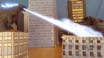 Godzilla 2014 NECA stop motion
