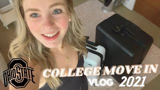 COLLEGE MOVE IN VLOG 2021 | moving across the country to THE Ohio State University