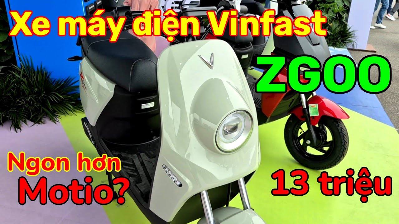 Vinfast ZGOO xe máy điện 13 triệu có gì? Nâng cấp của Vinfast Motio có đáng mua không?