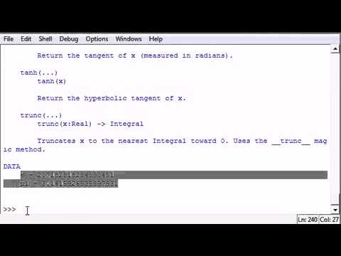 (Python) 40 - Getting Module Info (Python Programming Tutorial)