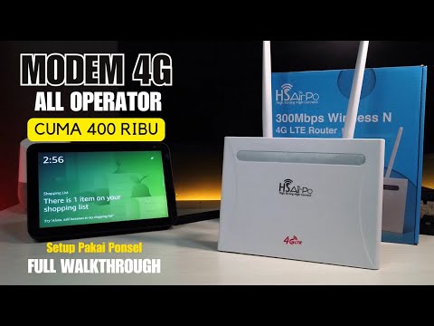 MODEM 4G All Operator HS AIRPO LTE 300 N (FULL WALKTHROUGH)