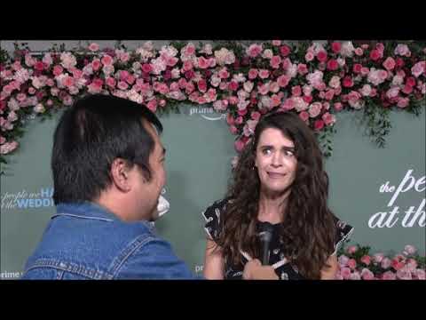 Mary Holland Carpet Interview at Prime Video's The People We Hate At the Wedding Premiere