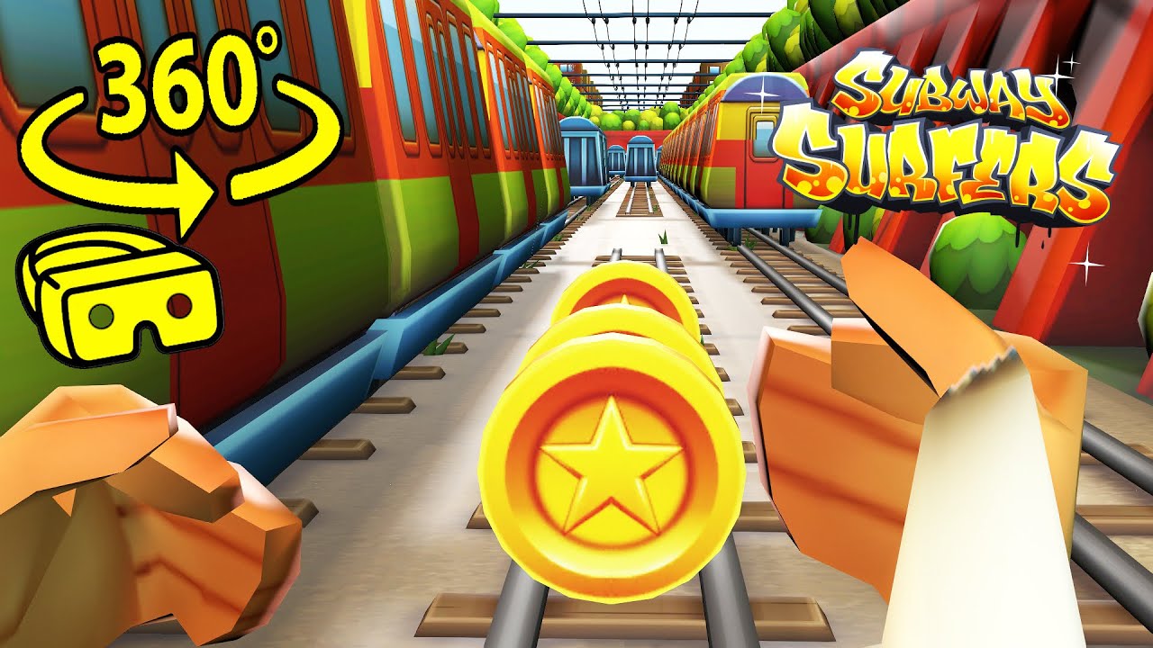 SUBWAY SURFERS 360° - GAMEPLAY // VR 360° Virtual Reality Experience 