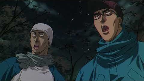 Initial D Third Stage: Takumi does the Irohkaza Jump (DUB)
