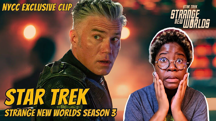 Star Trek Strange New Worlds Season 3 | NYCC Exclusive Clip Reaction