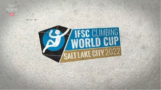 Recap Speed Finals Women | Salt Lake City Week 2 | IFSC Worldcup 2022