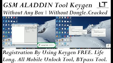 GSM Aladdin V2 | Cracked Full Version Without Box | Mobile Unlock Tool | Free Keygen Registration.