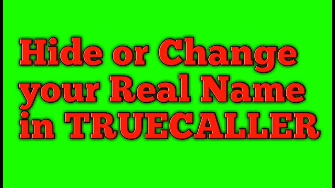 how to change number in truecaller id