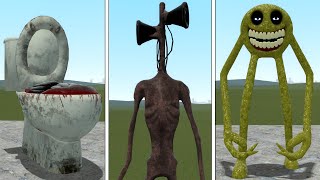 NEW GIANT TOILET MONSTER VS SIREN HEAD VS ROBLOX INNYUME SMILEY'S STYLIZED in Garry's Mod!