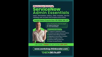ServiceNow Admin Essentials Training | Beginner to Admin Career Path | Winter Offer