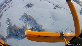 Пролёт над посёлком Барлак. Новосибирская область. Flight over the village of Barlak. Novosibirsk.