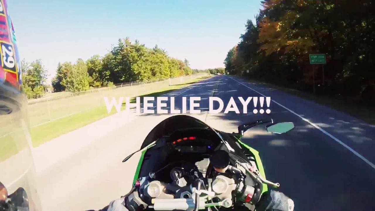 Street bike wheelies zx10r , r1 YouTube