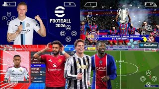 🎮 eFootball PES 2027 PPSSPP Android Gameplay | Offline |No Save Data |No Texture | Smooth Experience