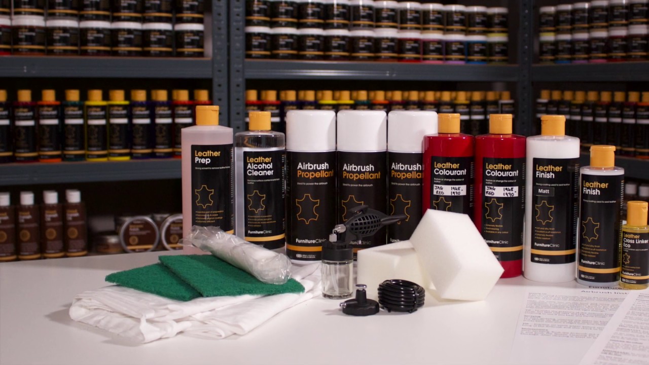 Furniture Clinic's Leather Colourant Kit - YouTube