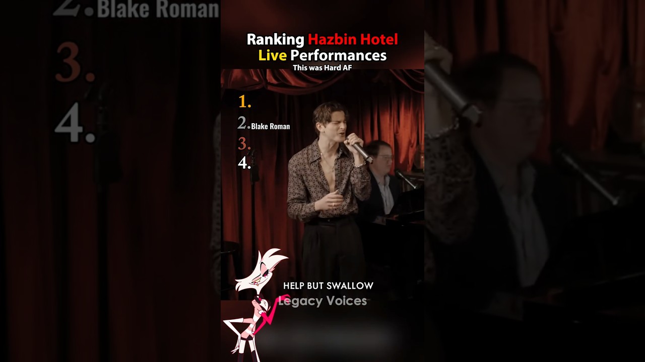 Hazbin Hotel Best Performers Ranked Part 1 