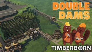 Engineering a MASSIVE DOUBLE DAM in TIMBERBORN! (EP3)