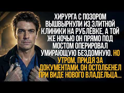 Хирурга с позором вышвырнули из элитной клиники на Рублёвке, а той же ночью он прямо под мостом...