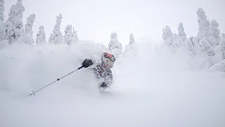 Ski Chic Chocs - Mont Lyall Après 60Cm De Poudreuse - Powww Ski Backcountry Gopro 6