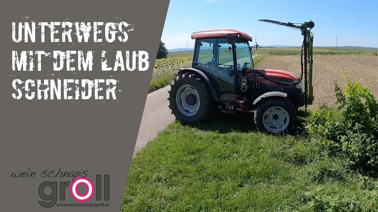 Unterwegs mit dem Laubschneider