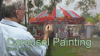 Carousel Painting Demo Time Lapse