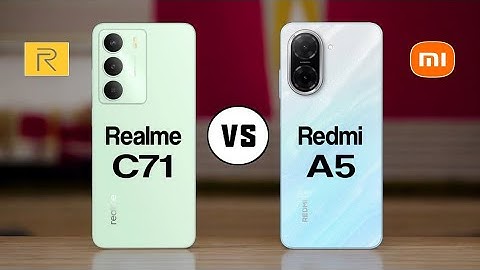 Realme C71 vs Redmi A5