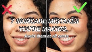 STOP doing this skincare mistakes|They are ruining your face!)