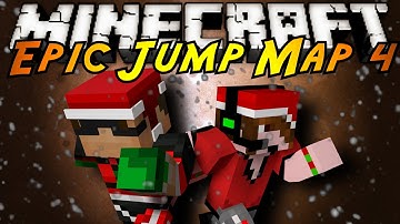 Minecraft: Epic Jump Map Christmas Part 1!