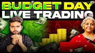 BUDGET DAY LIVE TRADING & LIVE CHART READING