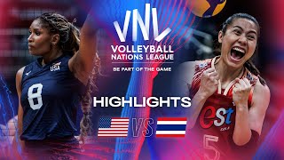 🇺🇸 USA vs. 🇹🇭 THA - Highlights | Week 1 | Women's VNL 2024