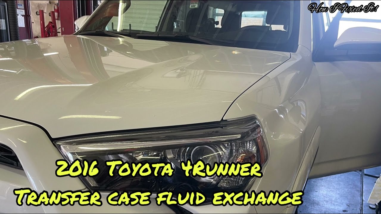 How To Replace Toyota Transfer Case Fluid/2016 Toyota 4Runner Transfer