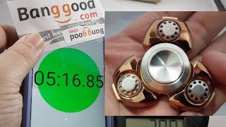 Fidet Spinner UNBAGGING AND REVIEW - Banggood com  - Champaign Gold Tri Spinner screenshot 2