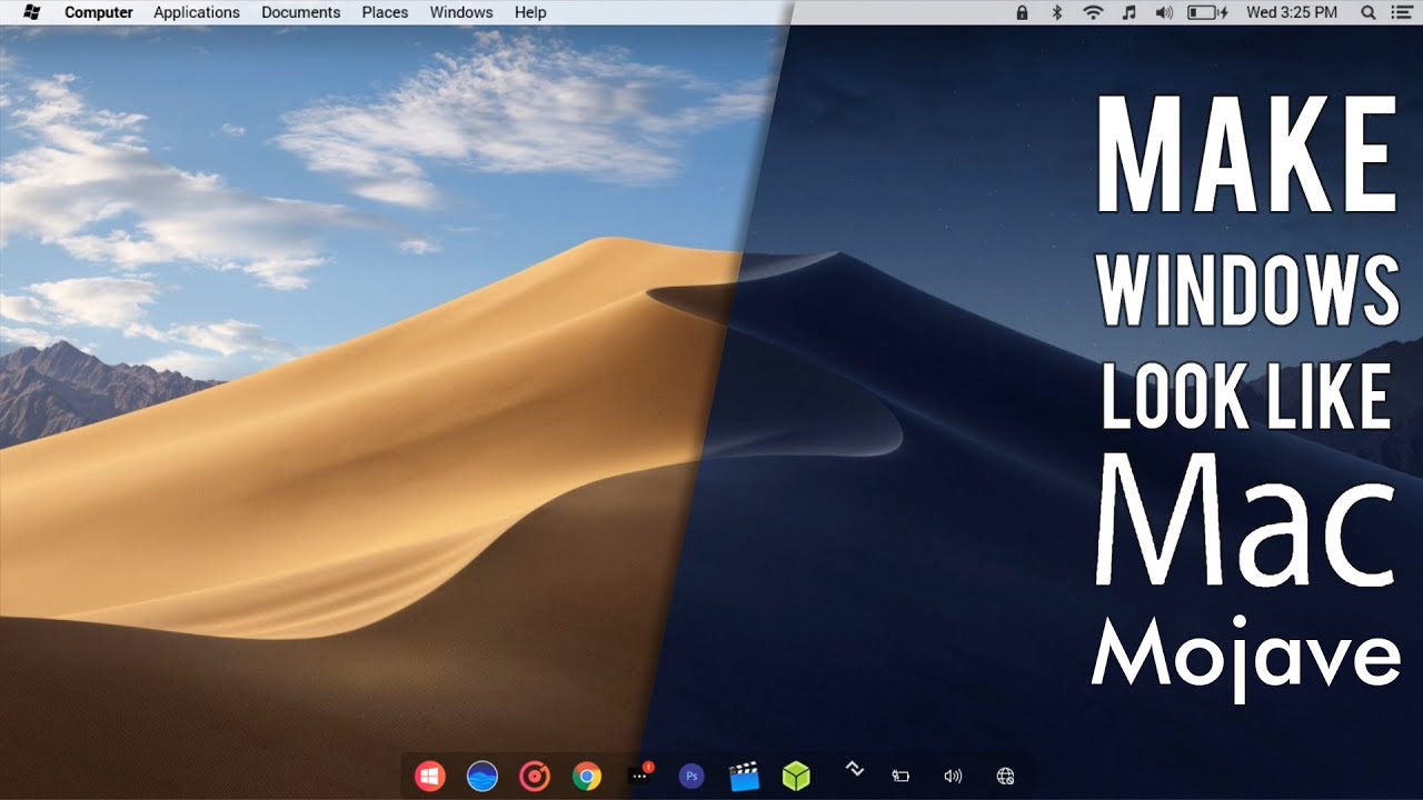 how to make windows 10 look like mac os x mojave how to make windows 10 look like mac os x mojave