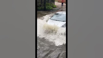 Fiesta Doesn’t Like a Splash…😬🤦🏻‍♂️ #BrokenDown #FordFiesta #CarFails #Oops #Stuck #FloodedEngine
