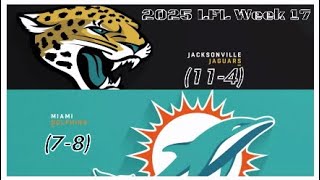 2025 Lfl Week 17 Highlightsjaguars At Dolphins