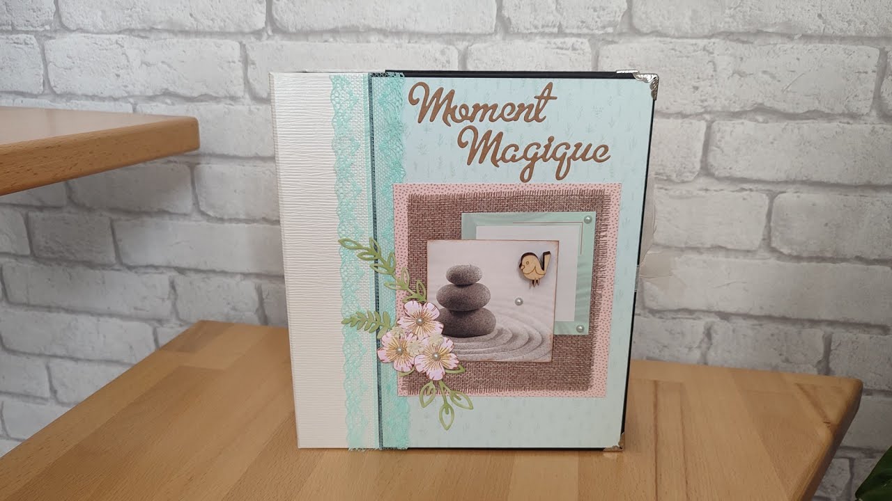 Présentation album Moment Magique. Papier action, grosse créa et tuto à venir.